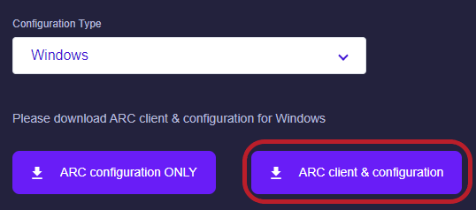 arc-clien-&-configuration