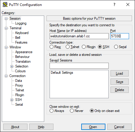 ssh-client-putty
