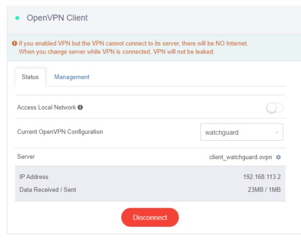 watchguard mobile vpn monitor error ncpmon.exe