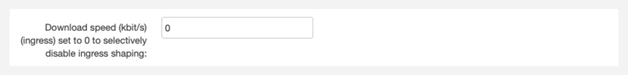 Basic Settings Download speed