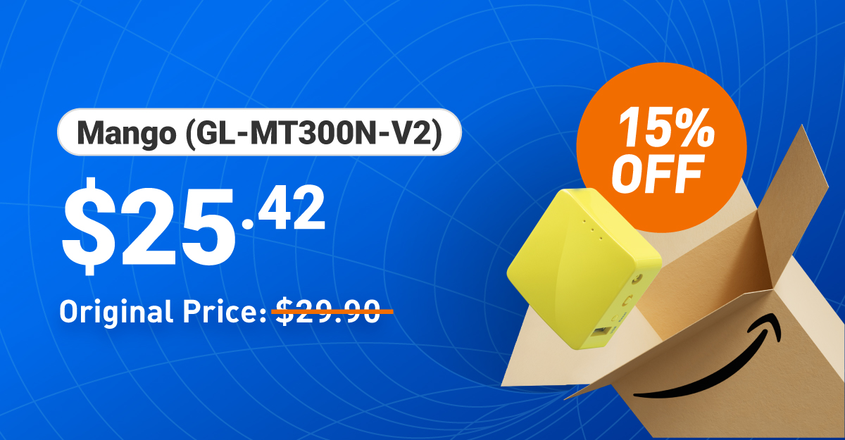 Mango Mini Router 52% off with Prime Day discount