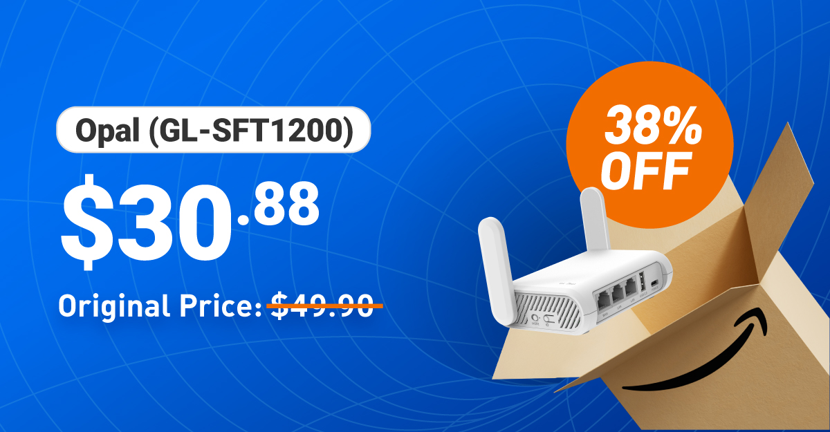 Opal Travel Router 38% off with Prime Day discount