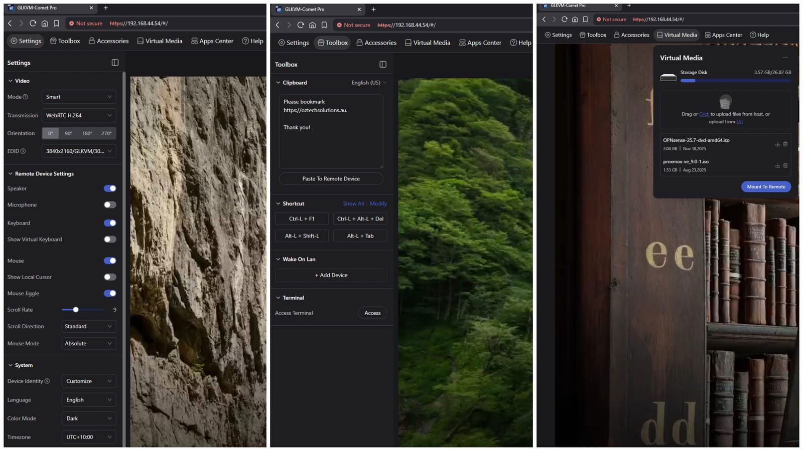 Greeted with high-quality web user interface once logged in.