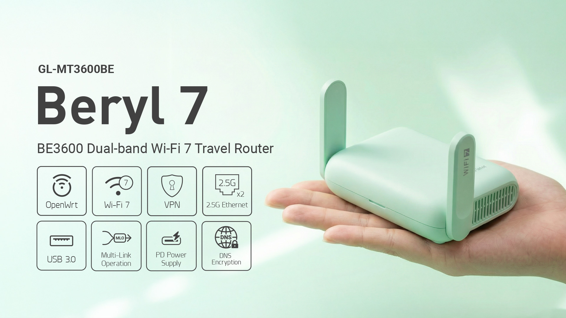 GL.iNet Beryl 7 (GL-MT3600BE)