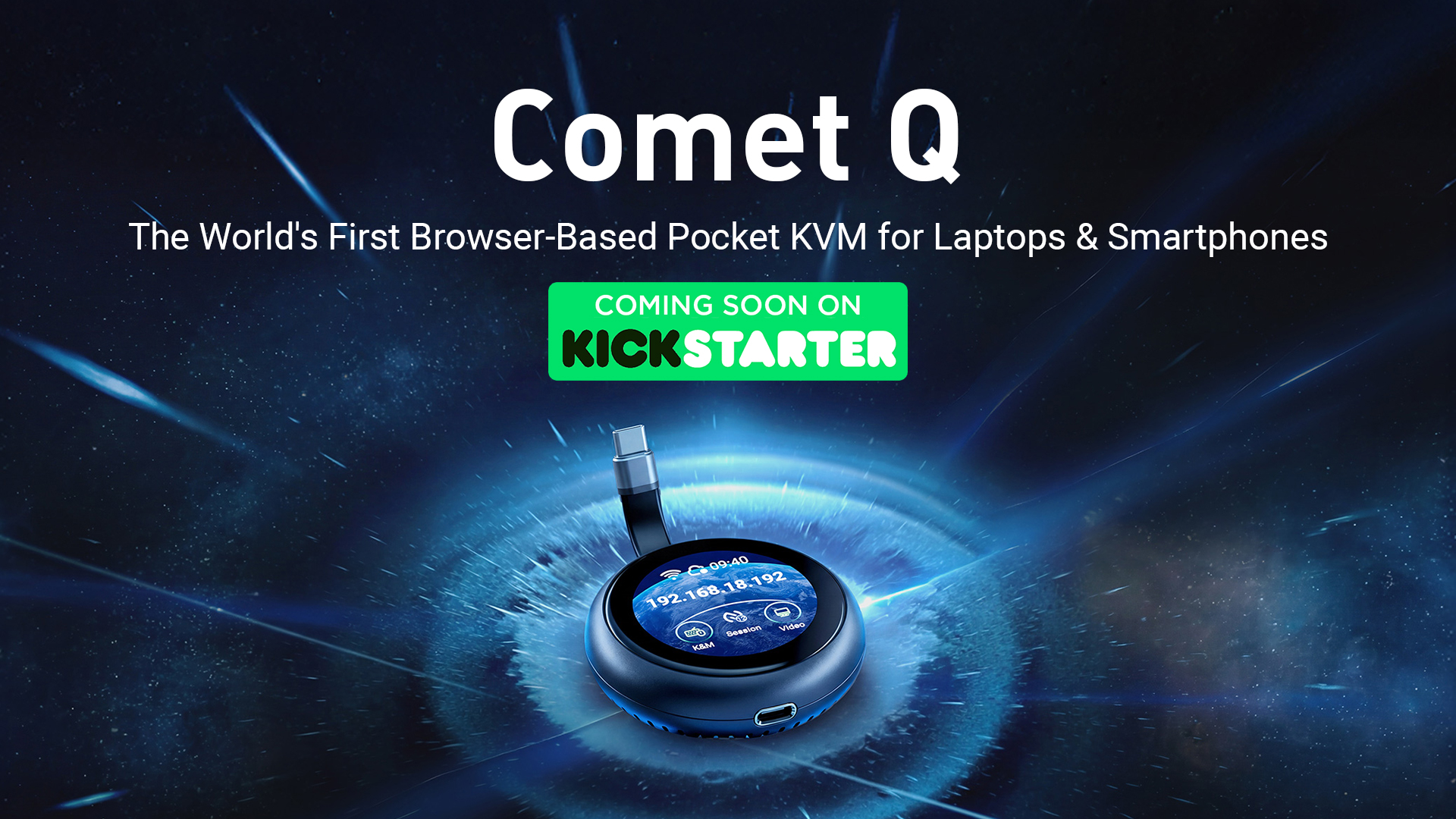 GL.iNet Comet Q USB-C remote KVM for phones, tablets, and laptops, coming soon to Kickstarter 