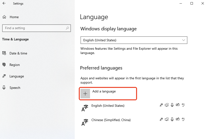 add a language