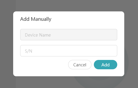 add manually