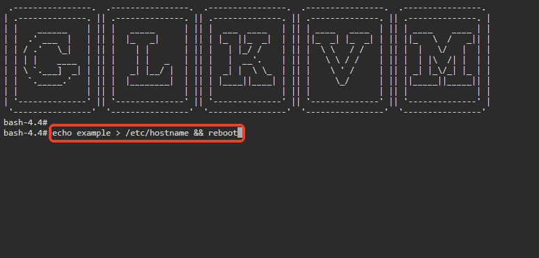 input command
