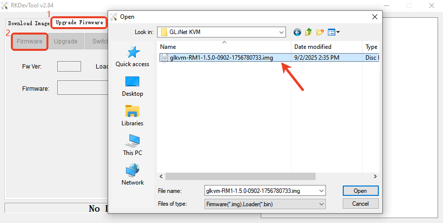 select firmware