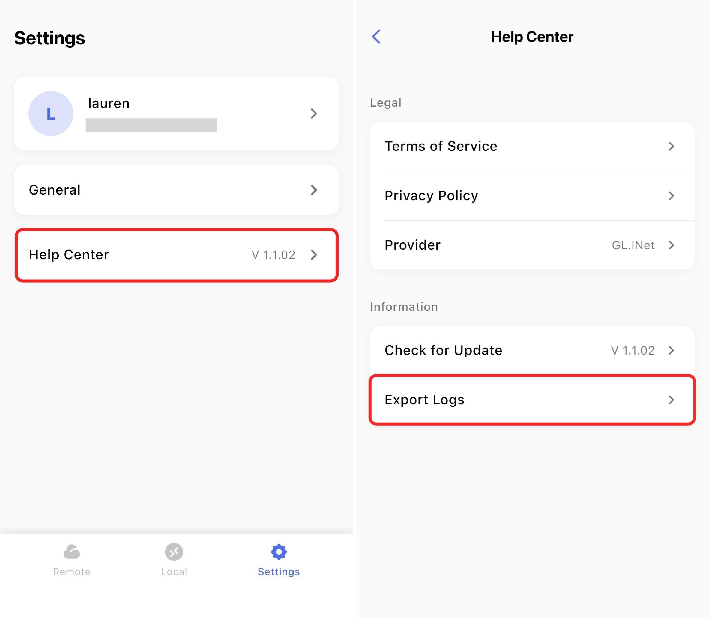 ios app log