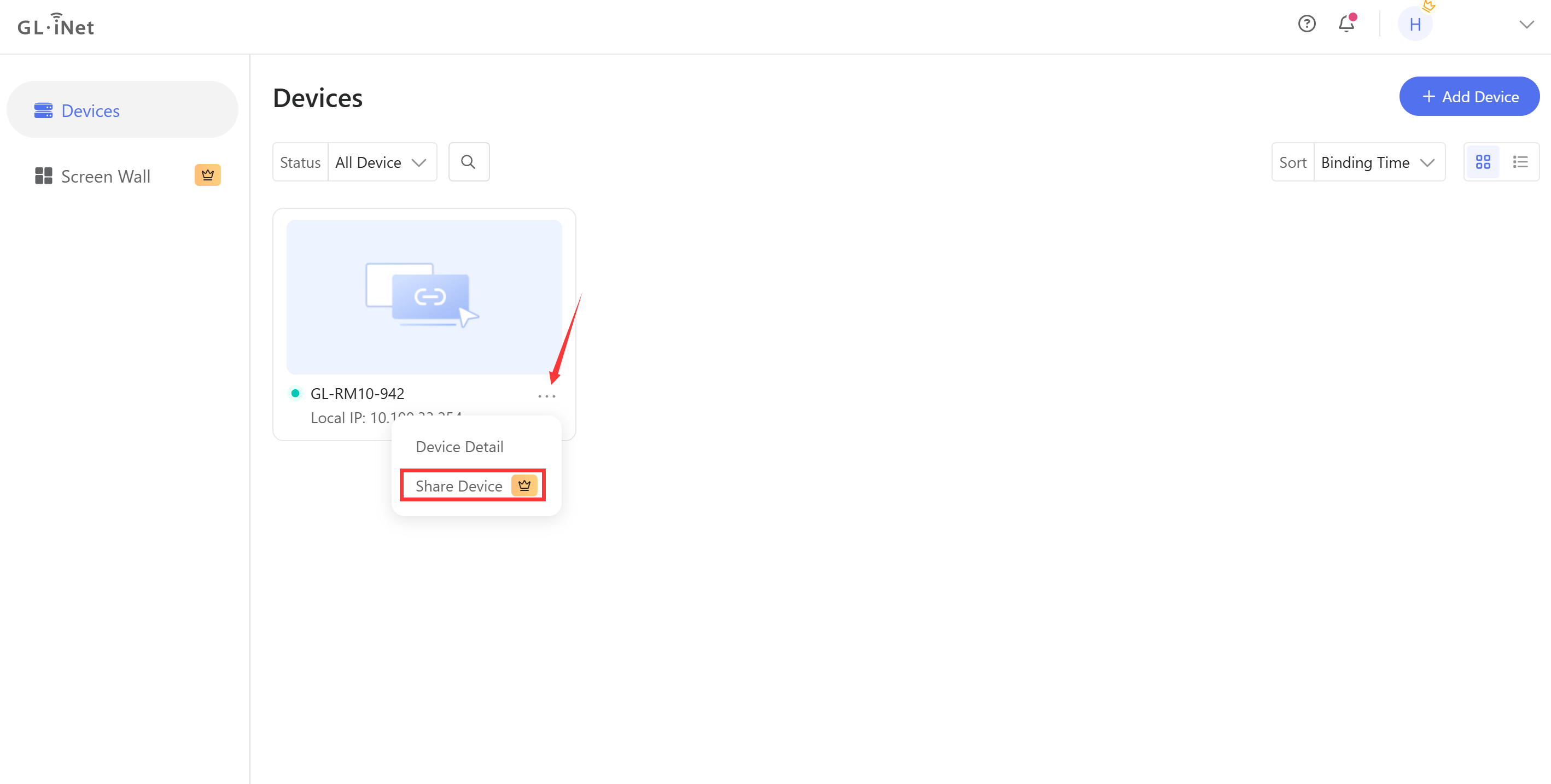 share device 1