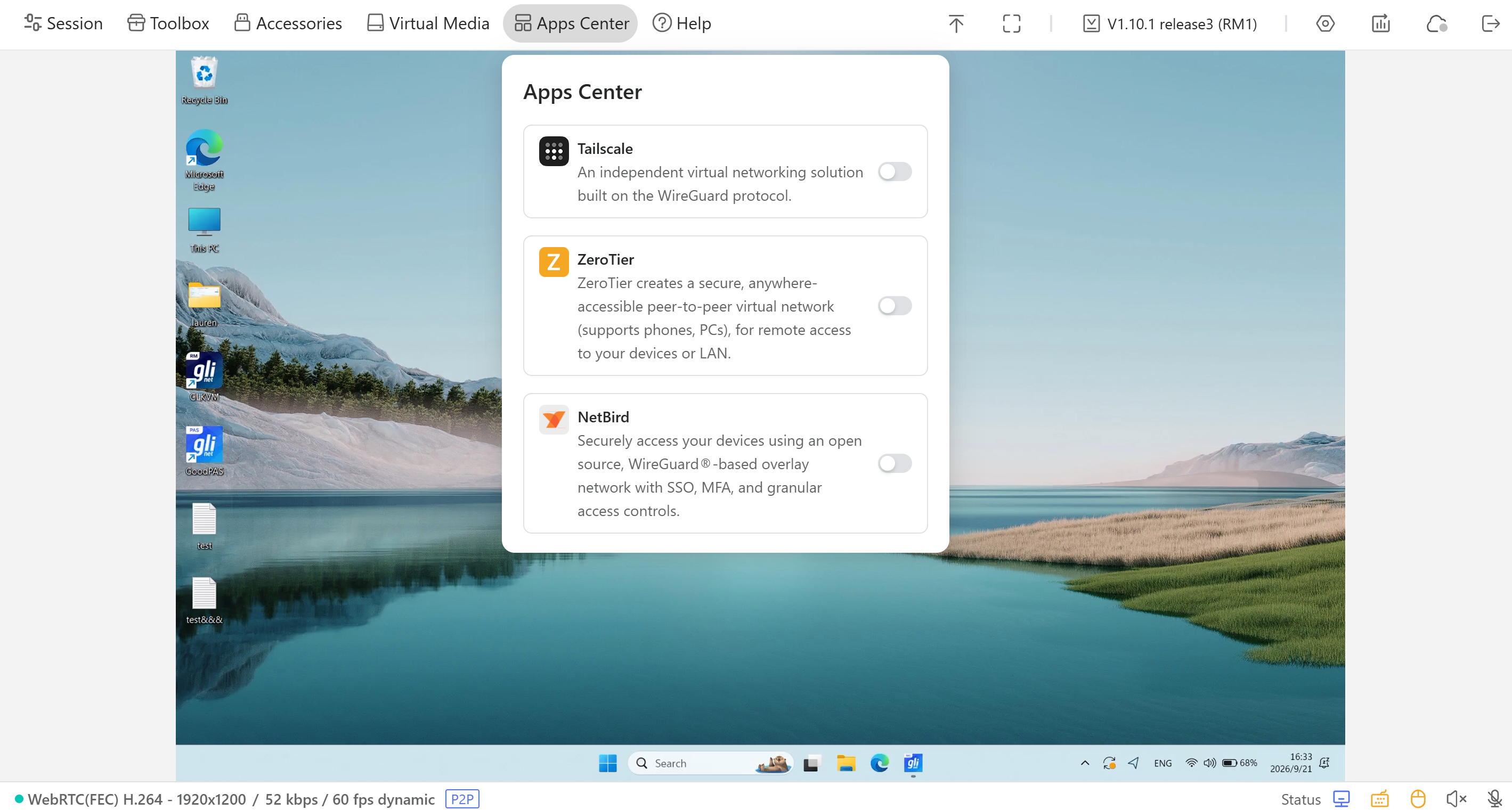 apps center