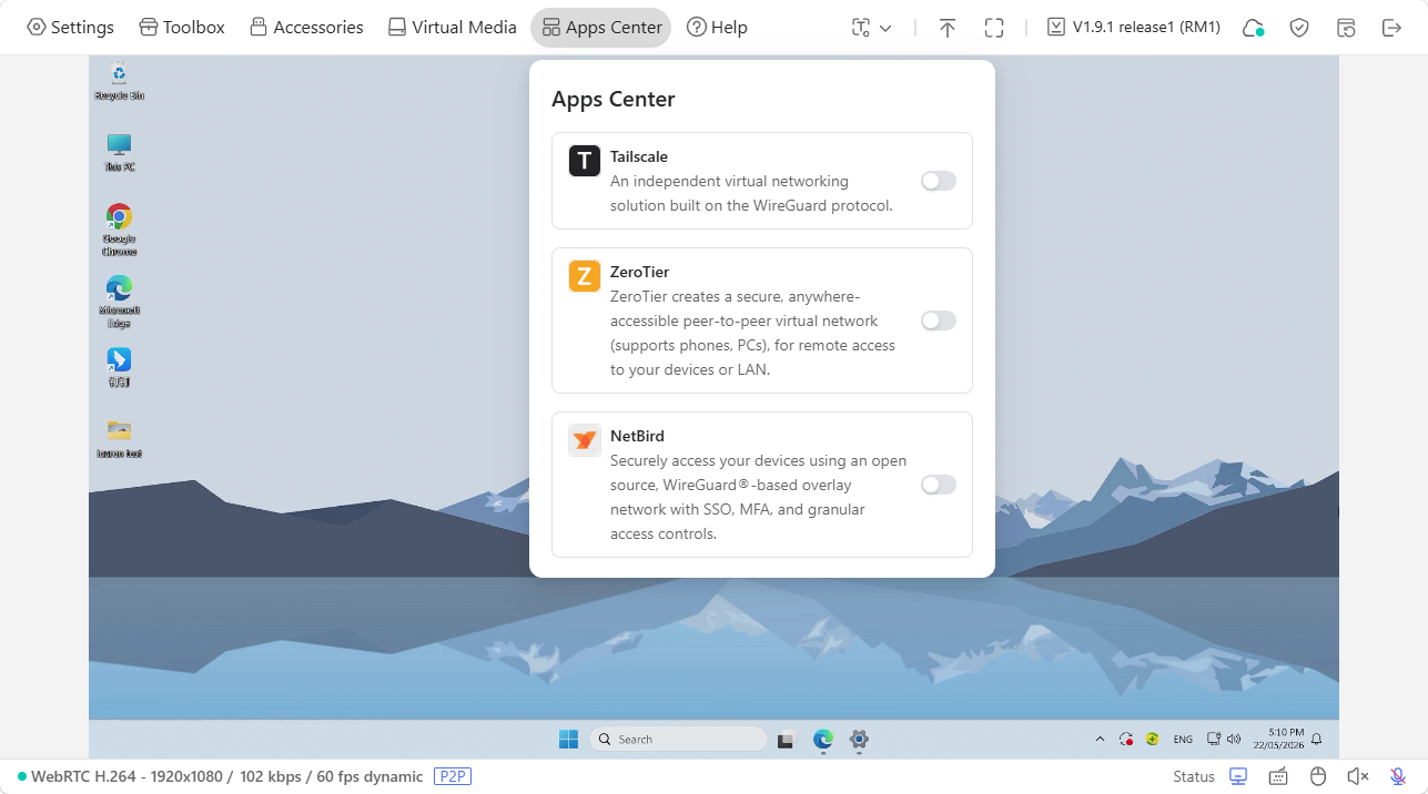 apps center