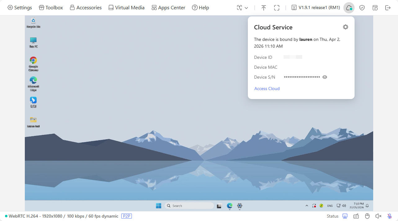 cloud service