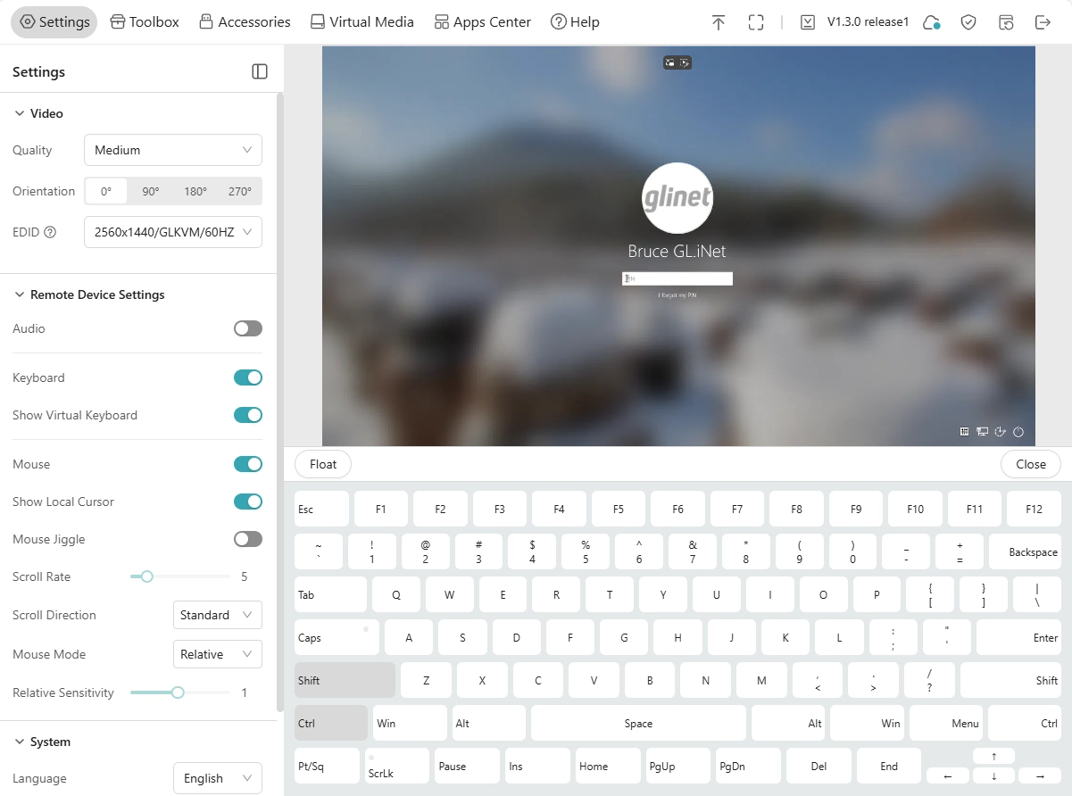 virtual keyboard