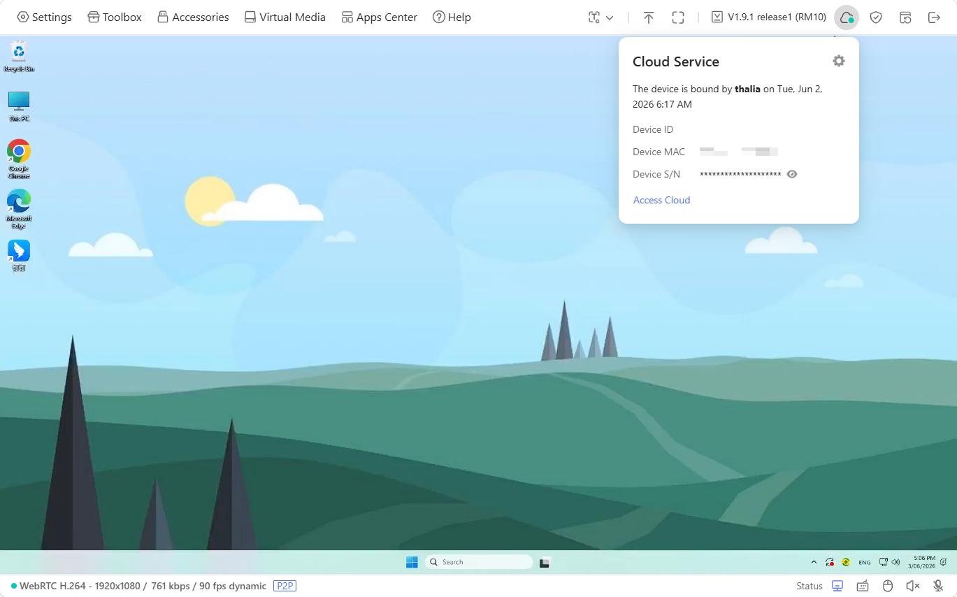cloud service