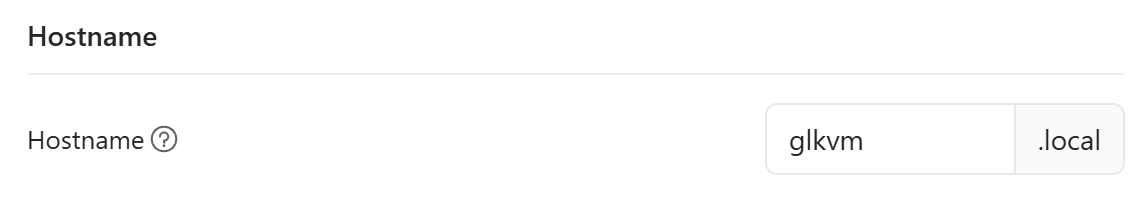 modify hostname