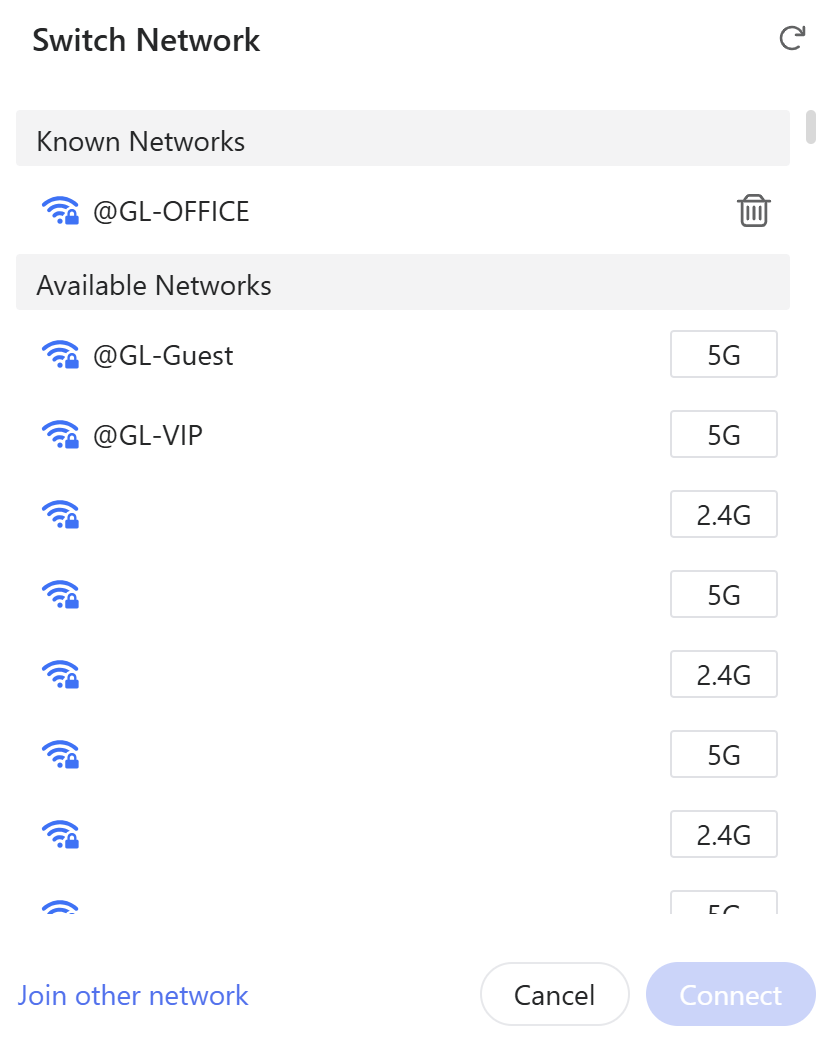 join wifi