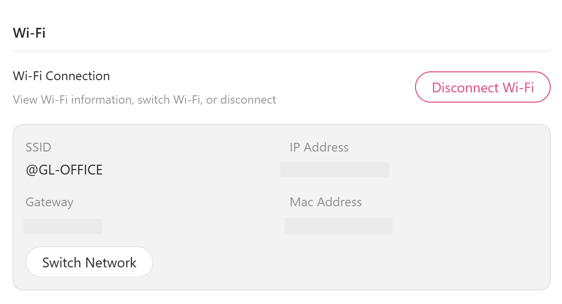wifi config
