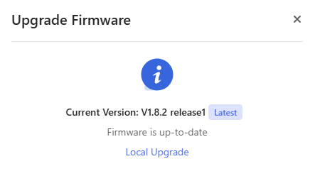 firmware upgrade