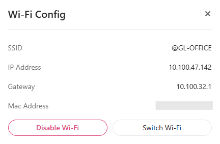 wifi config