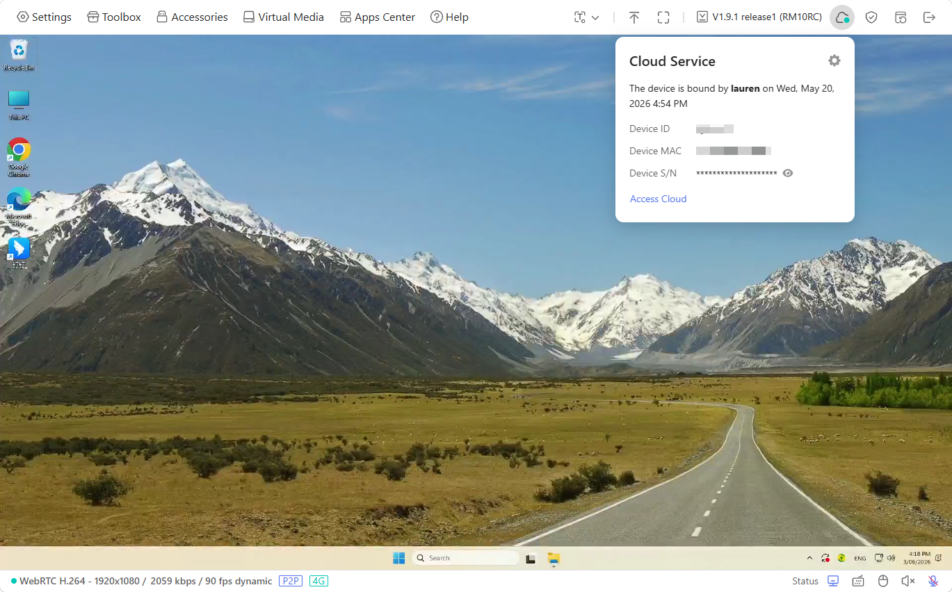 cloud service
