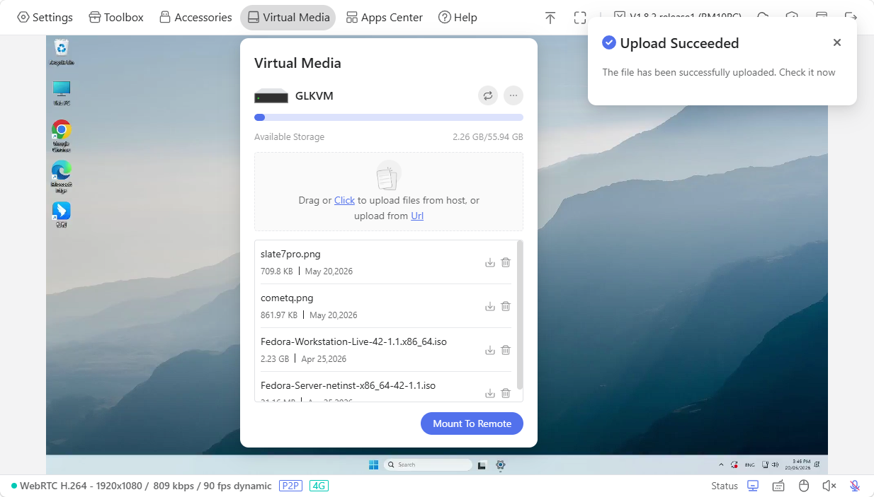 upload files