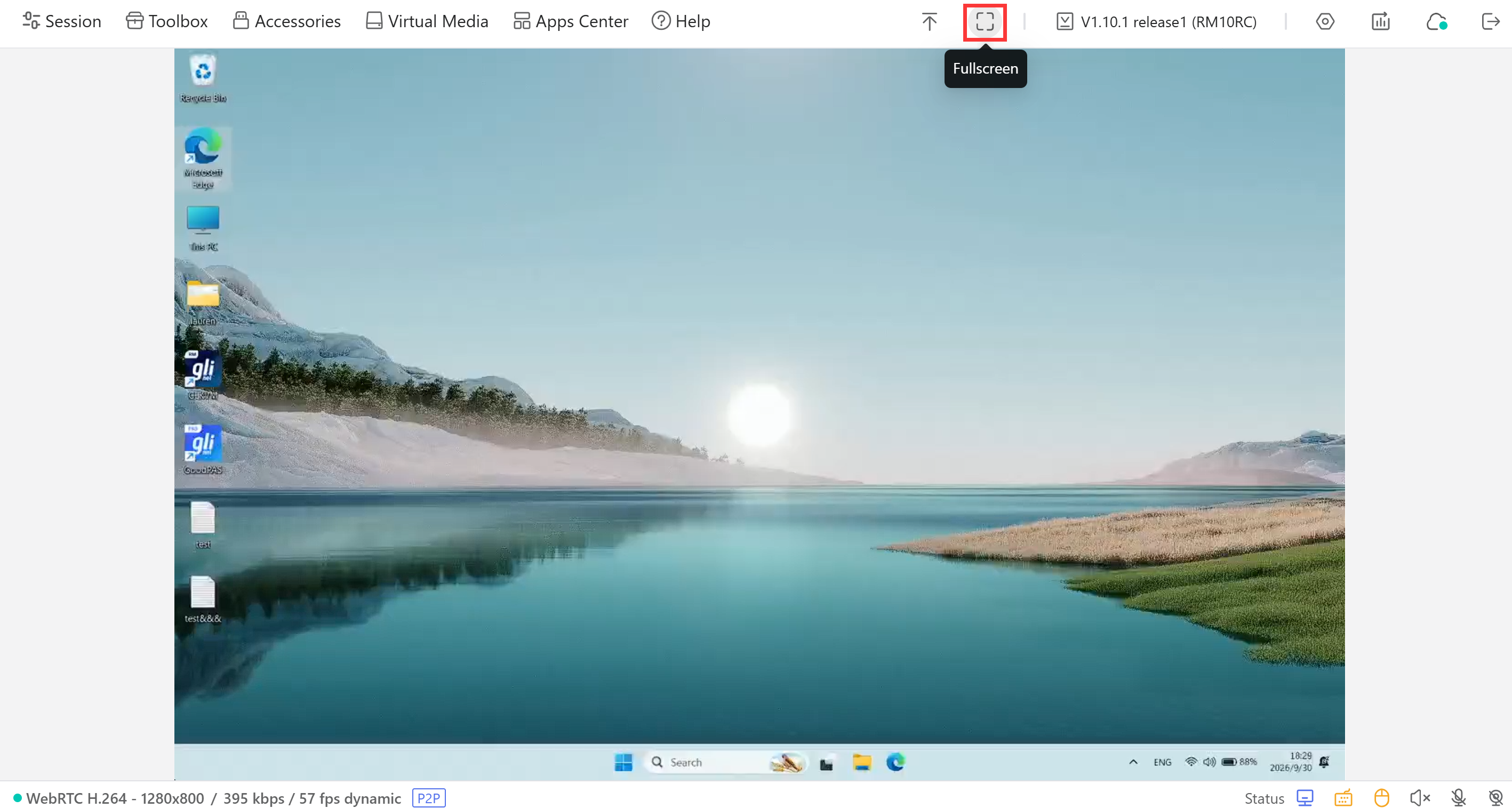 fullscreen