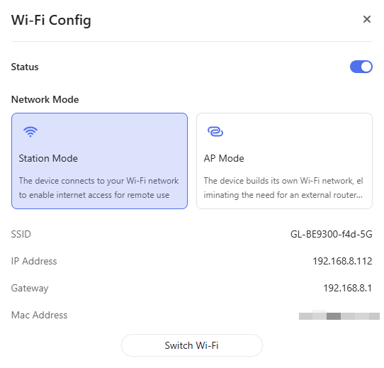 wifi station