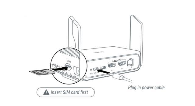insert sim power on