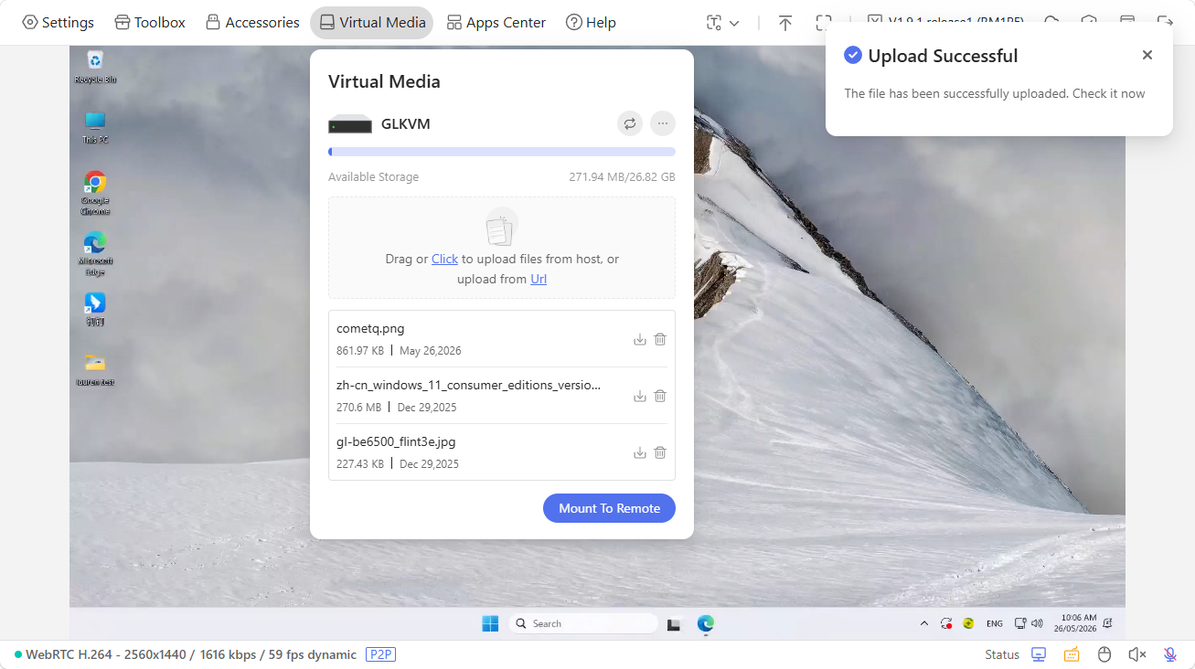 upload files
