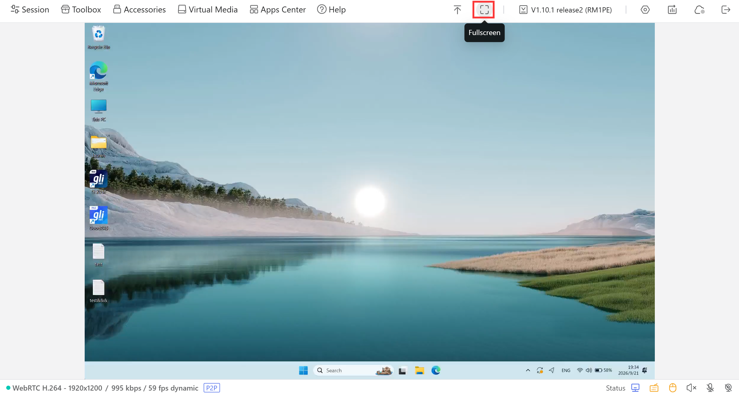 fullscreen