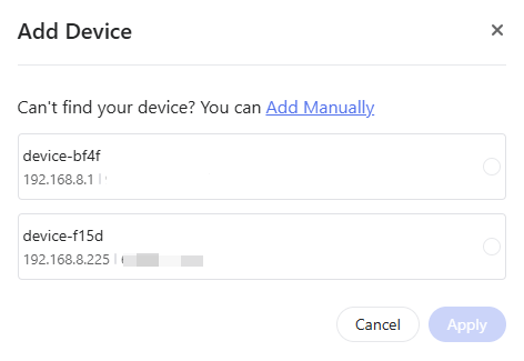 wol add device