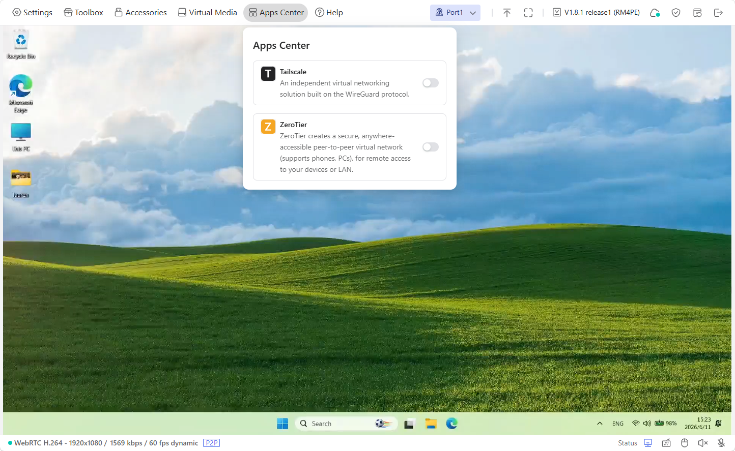 apps center