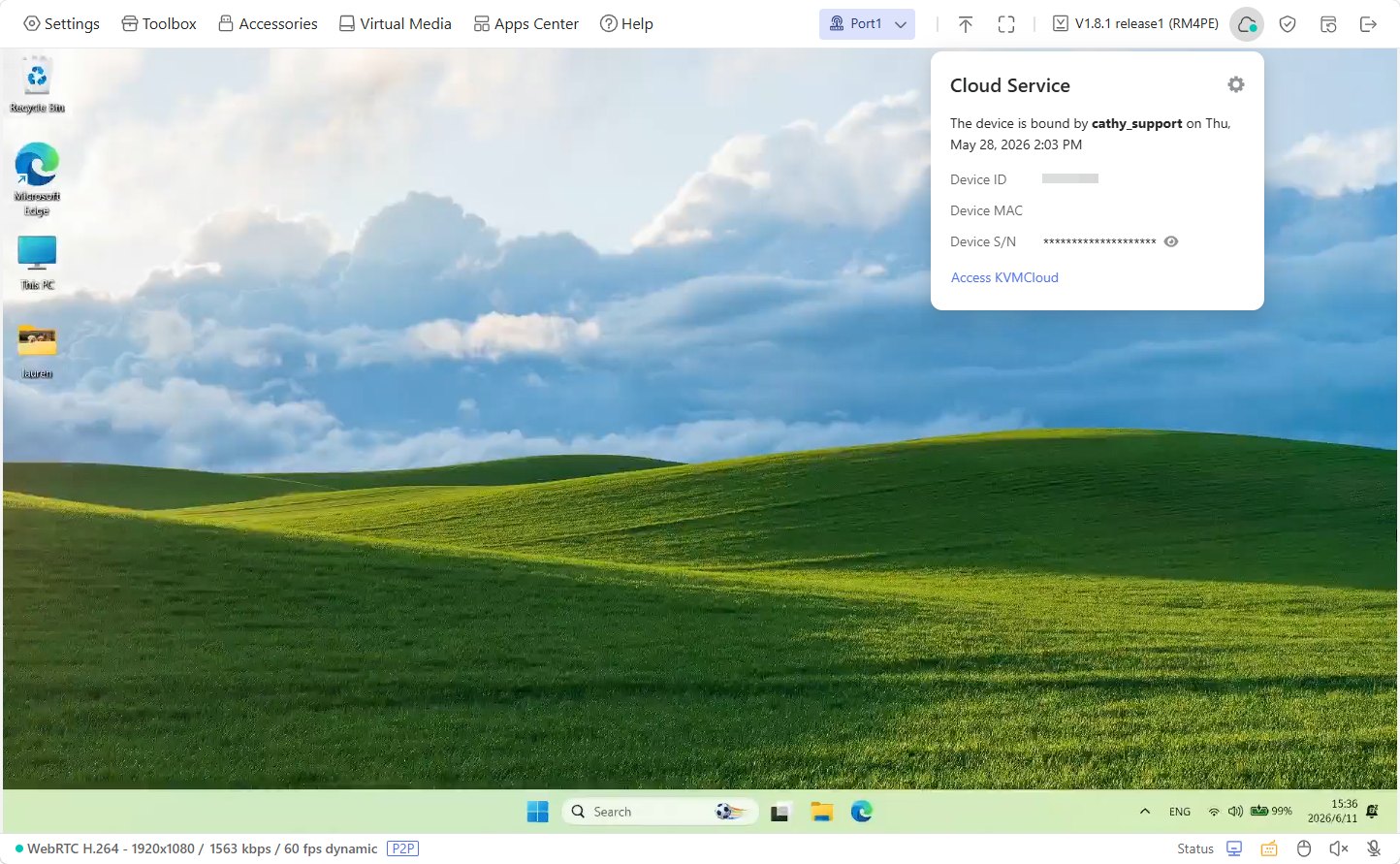 cloud service