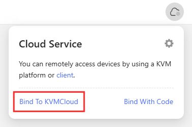 bind to cloud