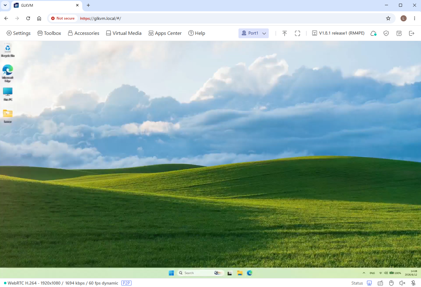 local access via domain