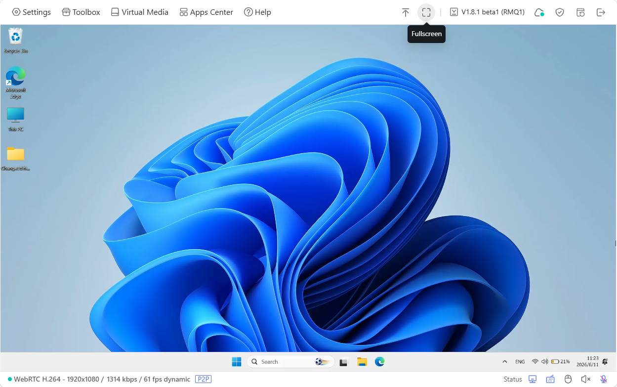 fullscreen