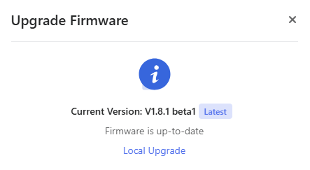 firmware upgrade
