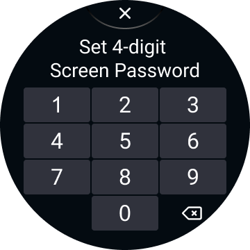 screen password