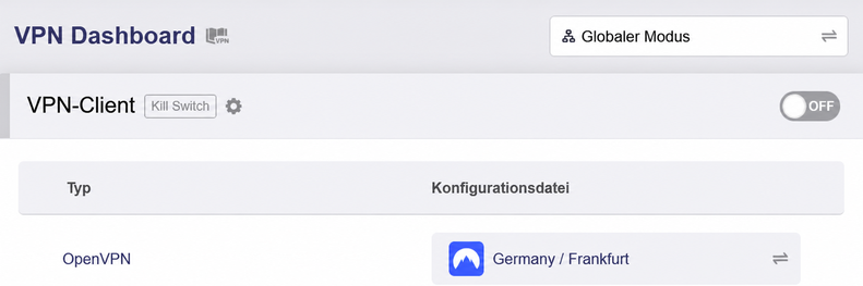 vpn client disabled v4.8