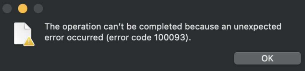 error code 100093