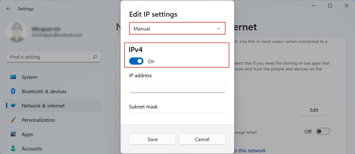 windows 11 ethernet edit