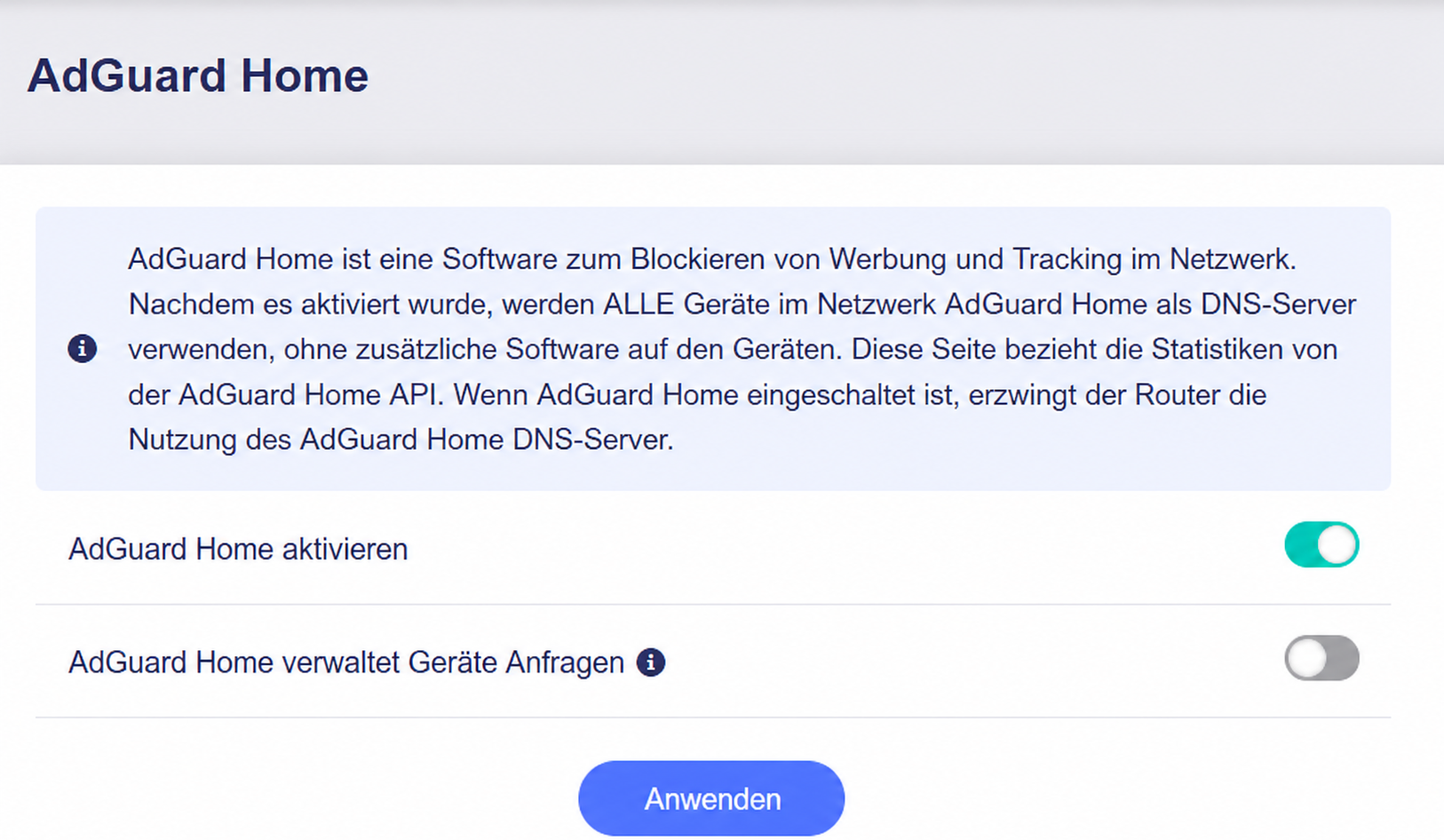 adguard home apply