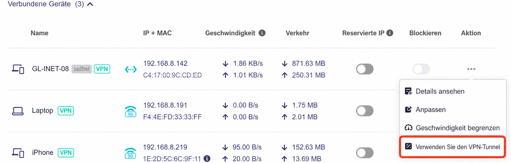 use vpn tunnel