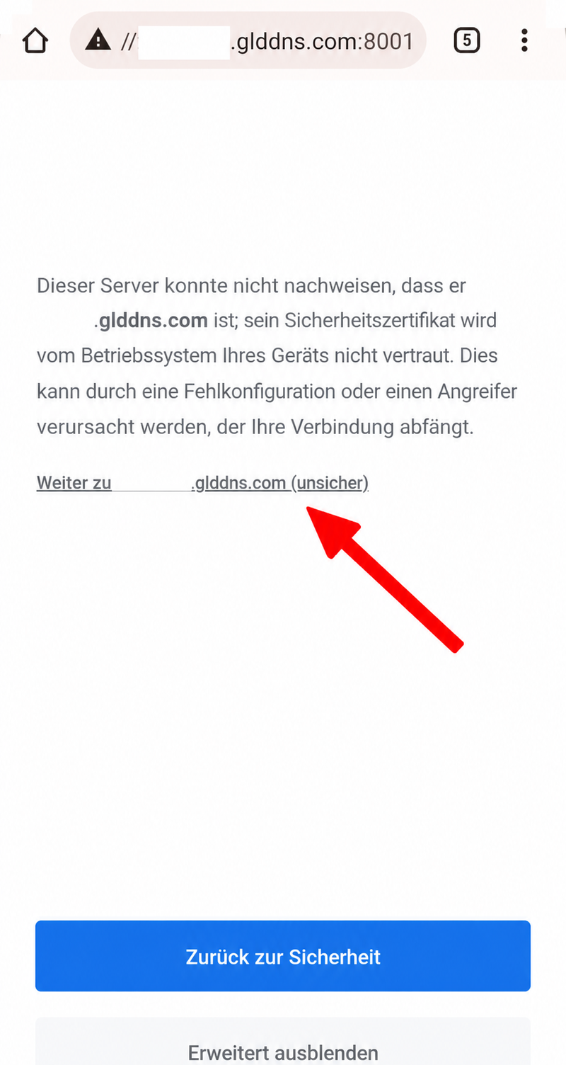 HTTPS-Remote-Access-on-Android-Chrome