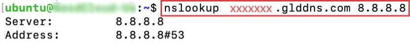 nslookup 1