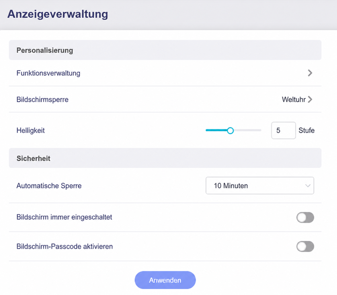 display management
