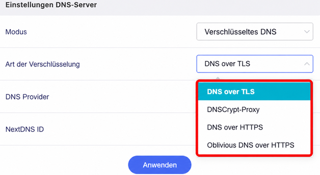 encrypted dns types
