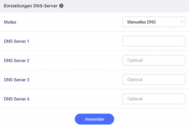 manual dns